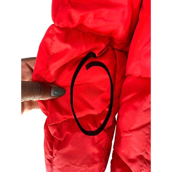 Bogner Women's Quilted Red Goose Down Filled Puffer Ski Snow Jacket Size 42/XL - Picture 9 of 15